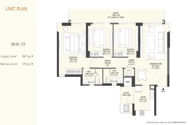 3BHk Apartment