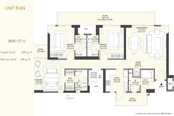 3BHk Apartment