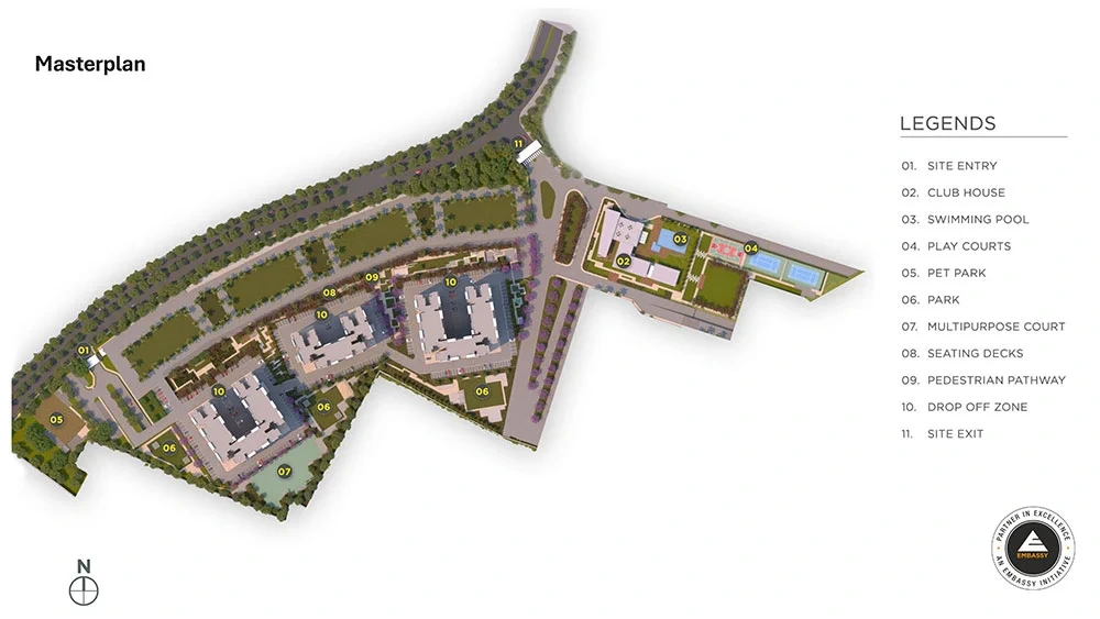 Embassy Verde Site Plan