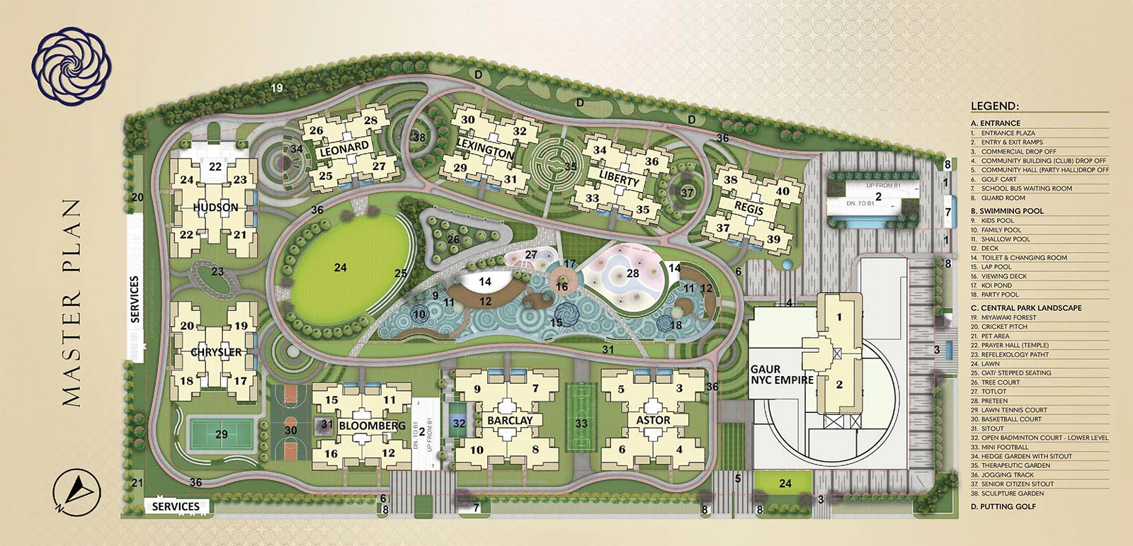 Gaur NYC Residences Site Plan