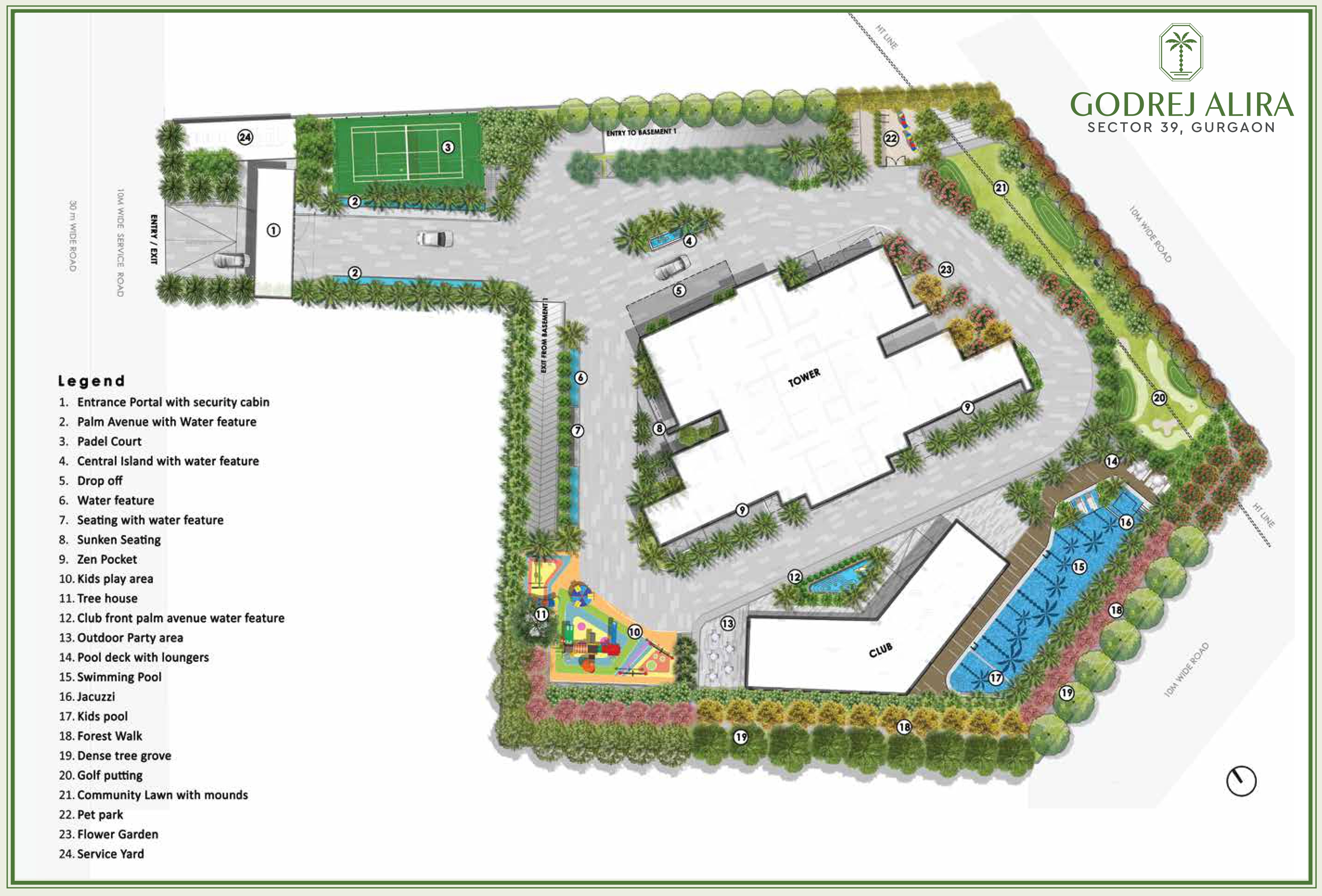 Godrej Alira Site Plan