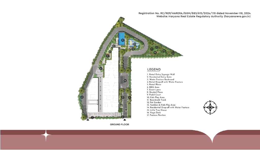 Godrej Astra Site Plan