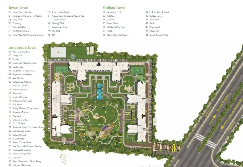 Godrej Woods Site Plan