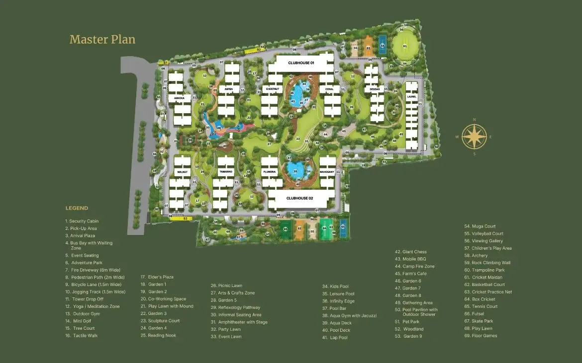 Kalyani LivingTree Site Plan