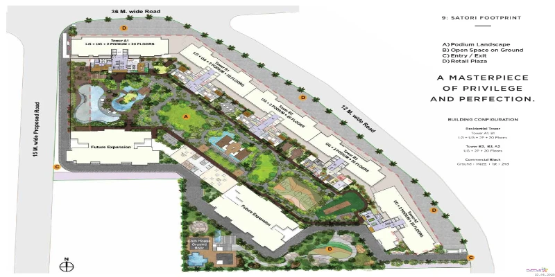Kohinoor Satori Site Plan
