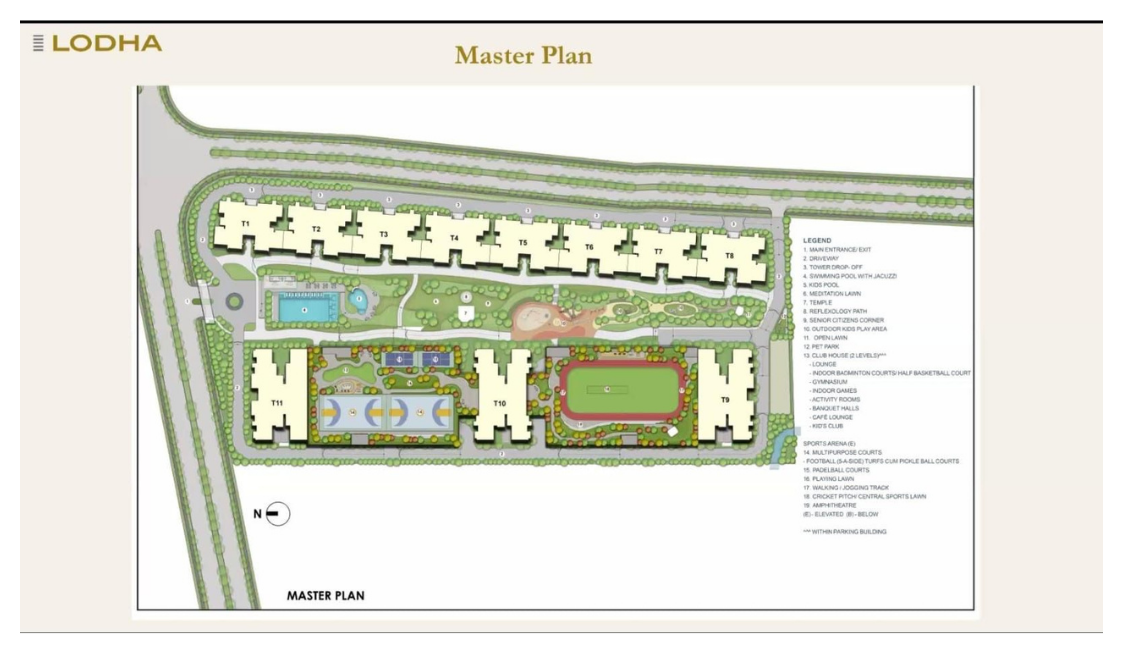 Lodha Camelot Site Plan
