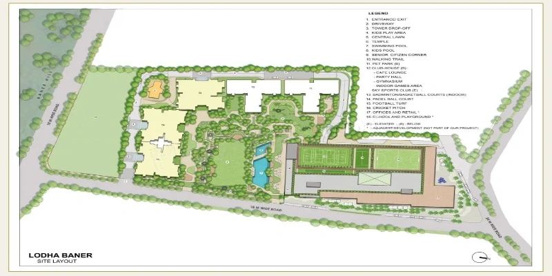 Lodha Massimo Baner Site Plan