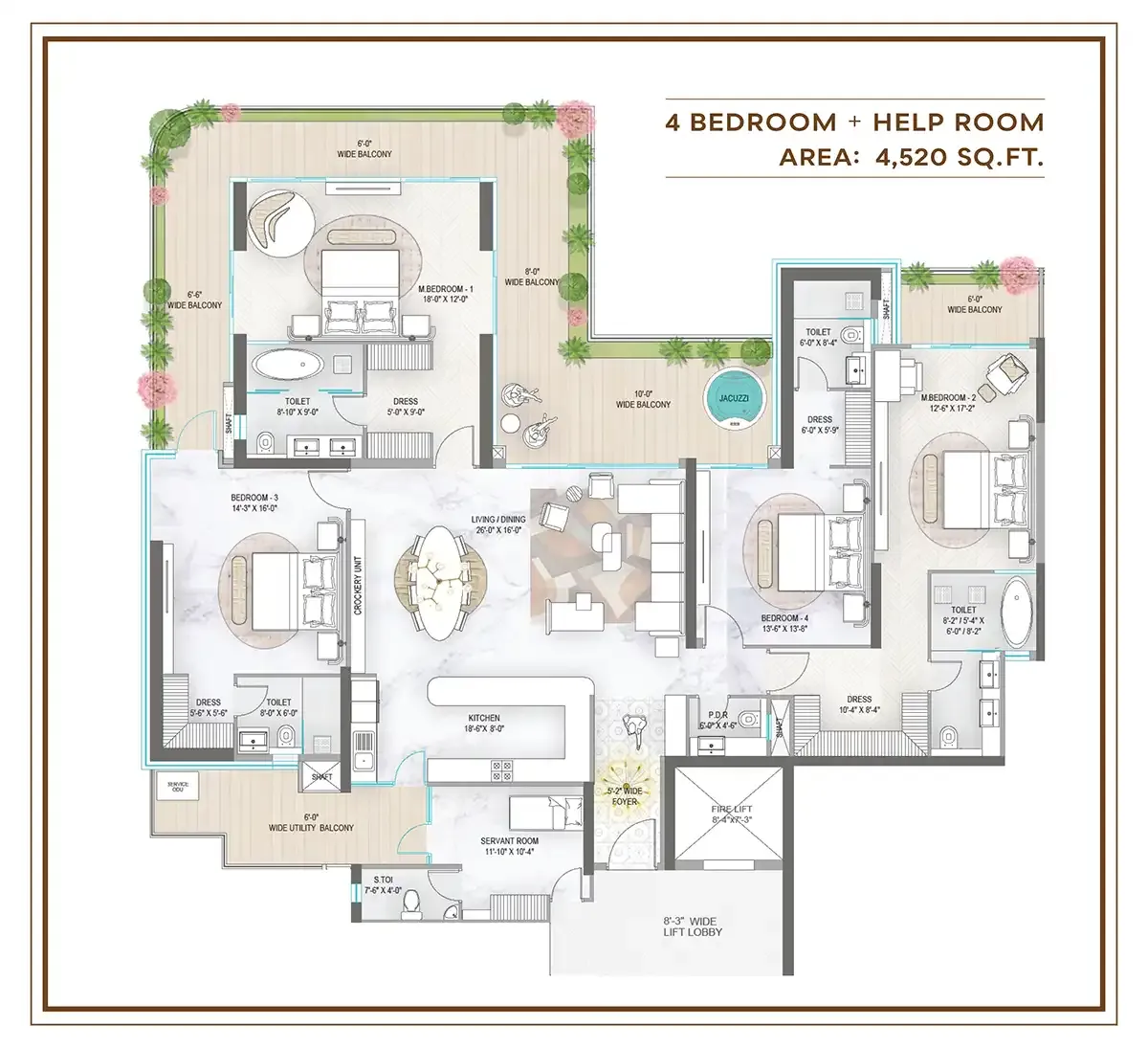 4BHK Apartment