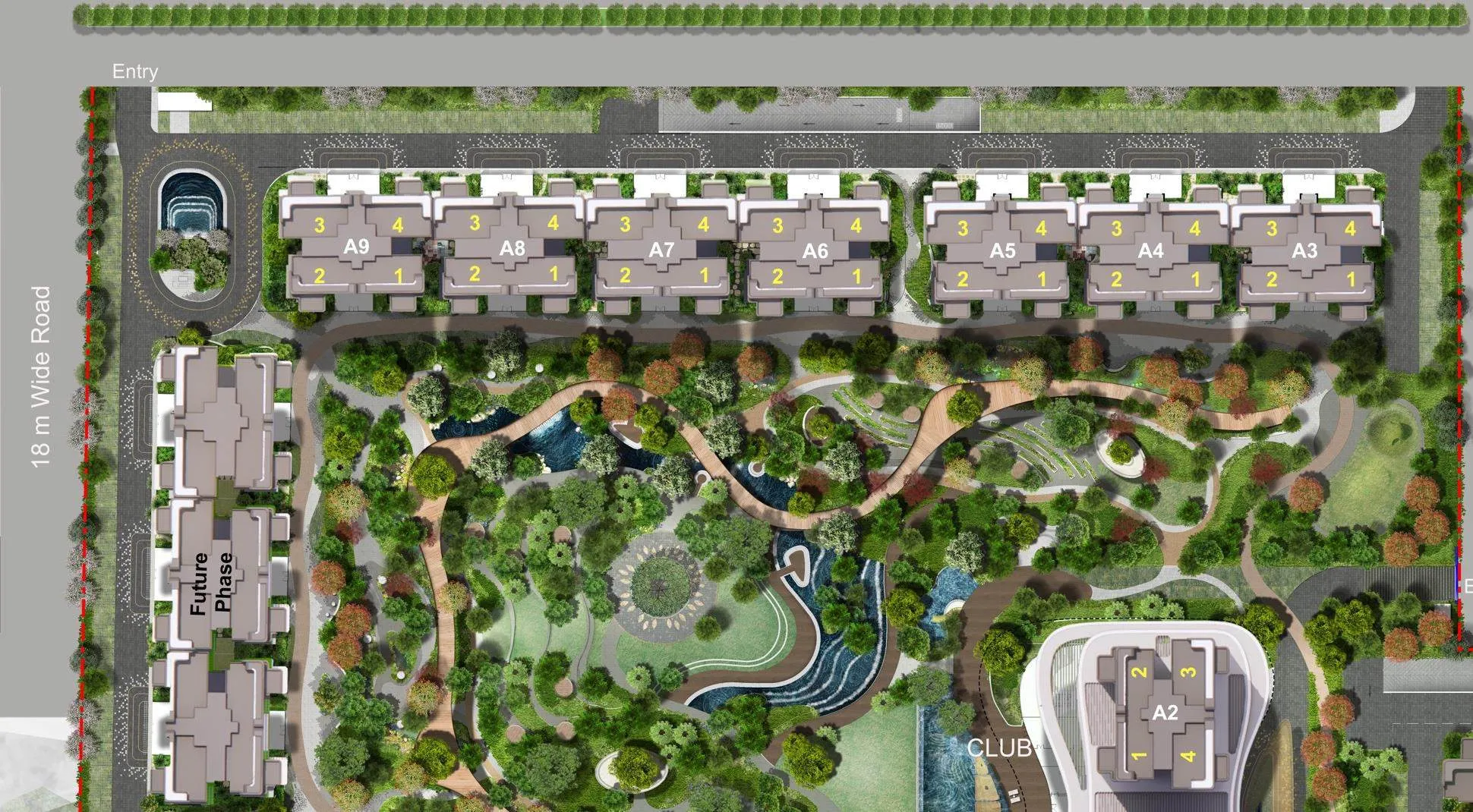 M3M Forestia West Site Plan