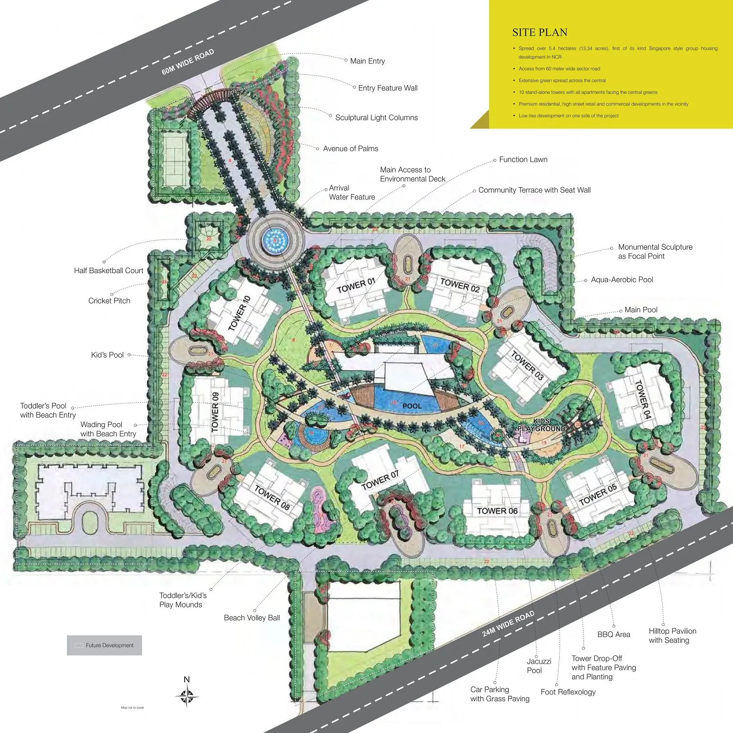 M3M merlin Site Plan