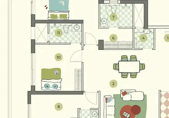 3BHk Apartment