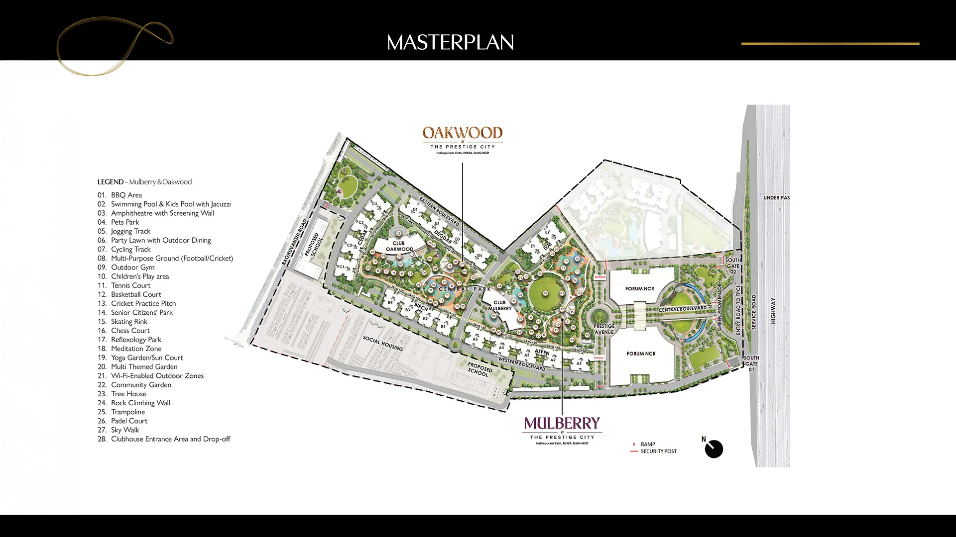 Mulberry at The Prestige City Site Plan
