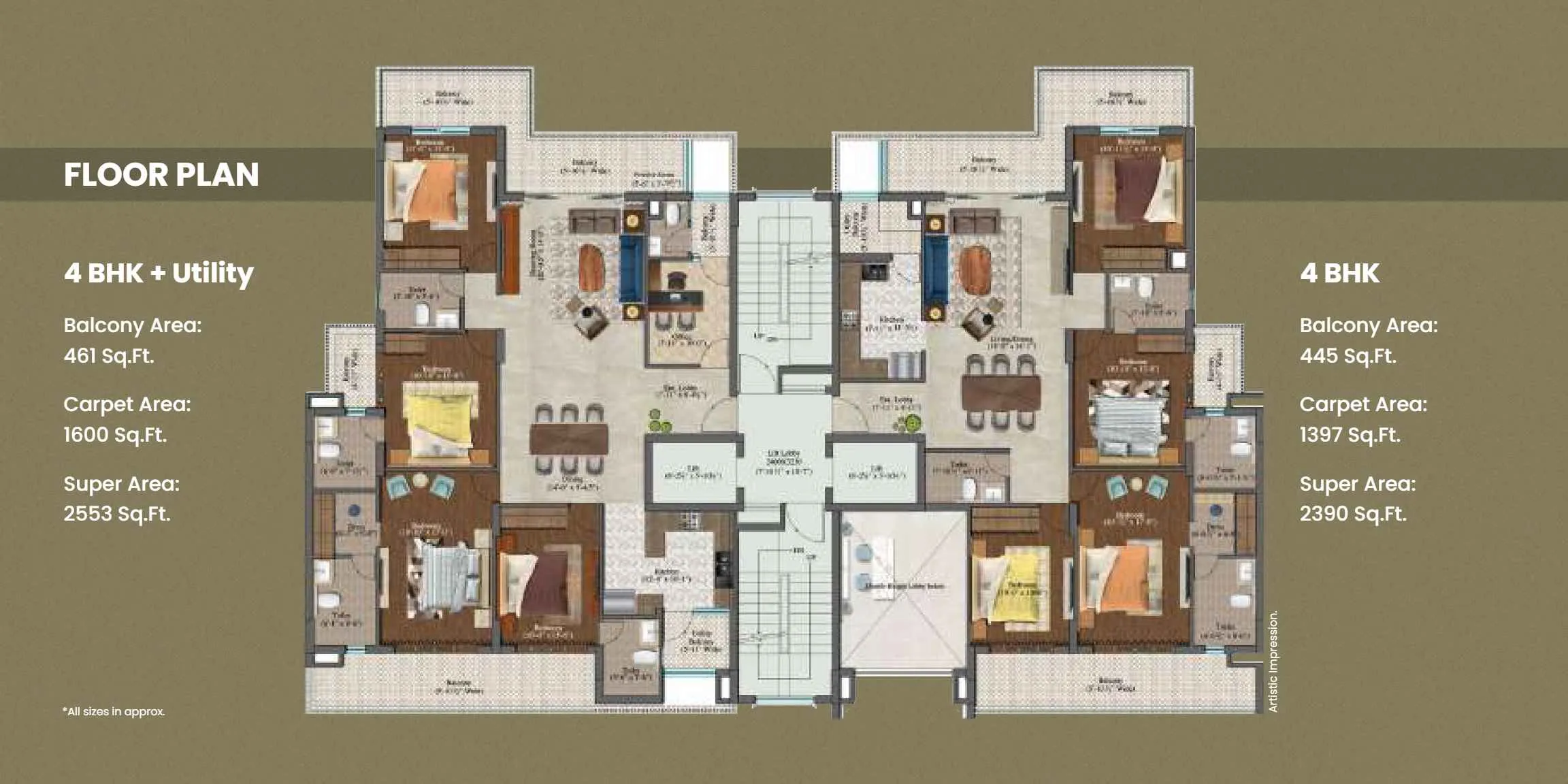 4 BHK Apartment