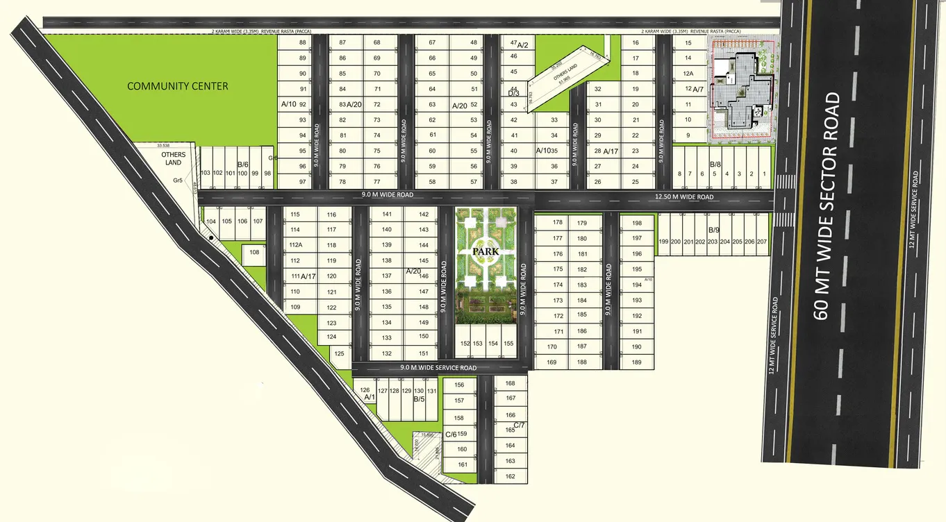 Nitara One Good Earth Site Plan