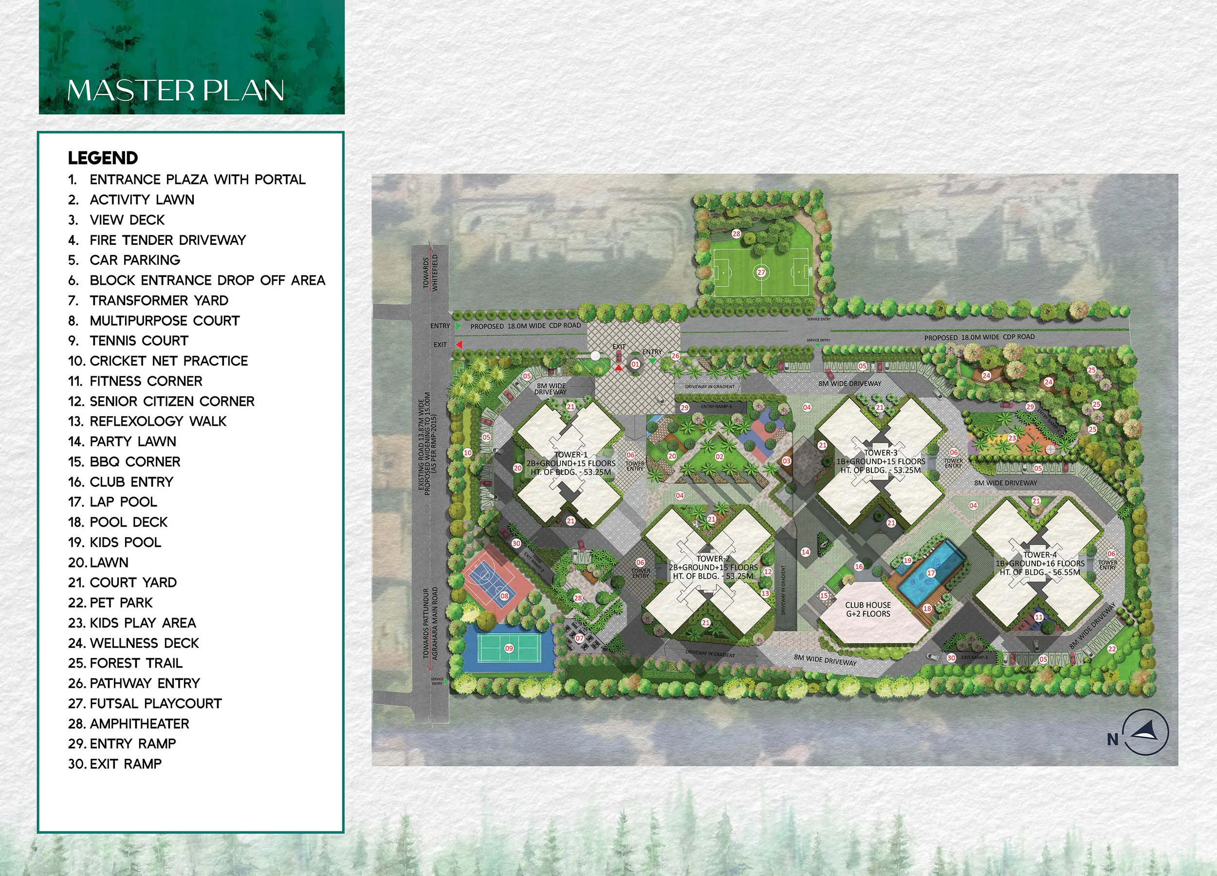 Prestige Pine Forest Site Plan