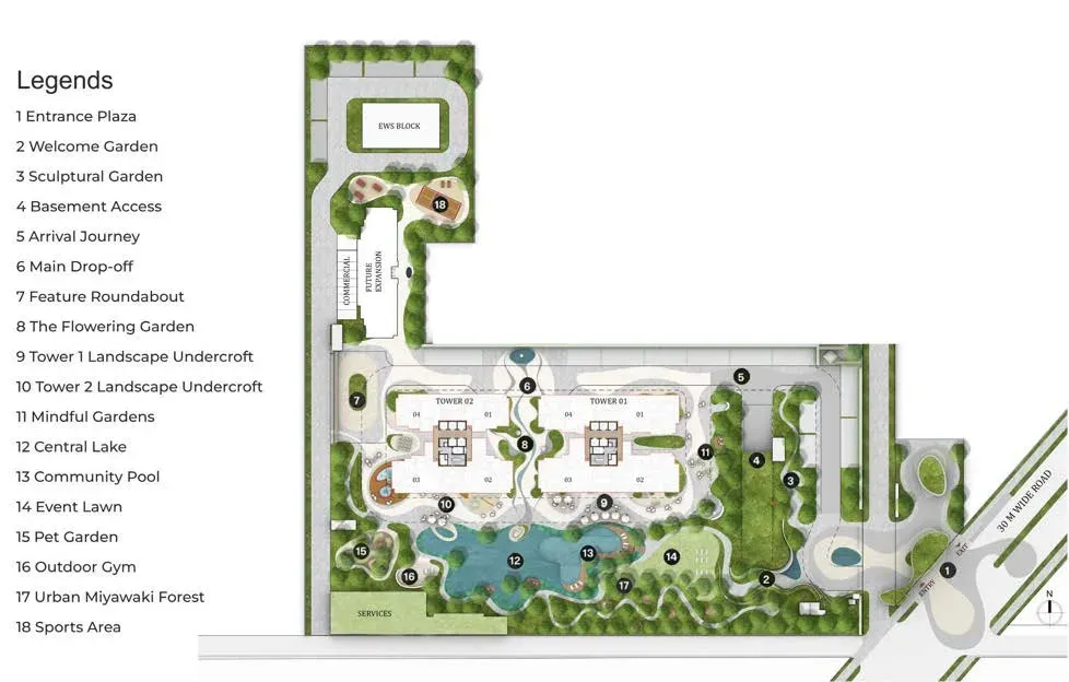 Riviera At AIPL Lakecity Site Plan