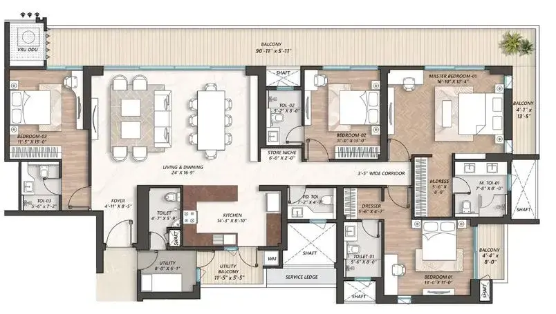4BHK Apartment