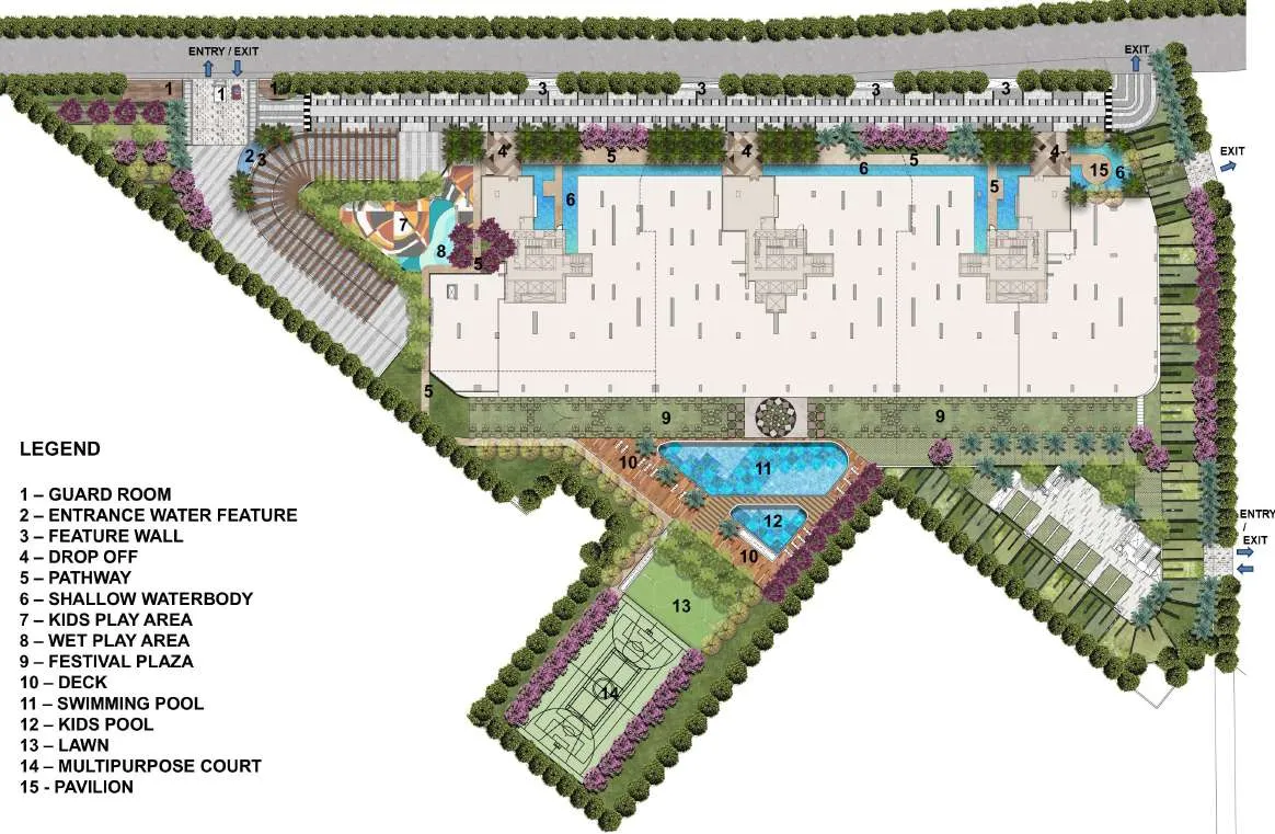 Satya Levante Residences Site Plan