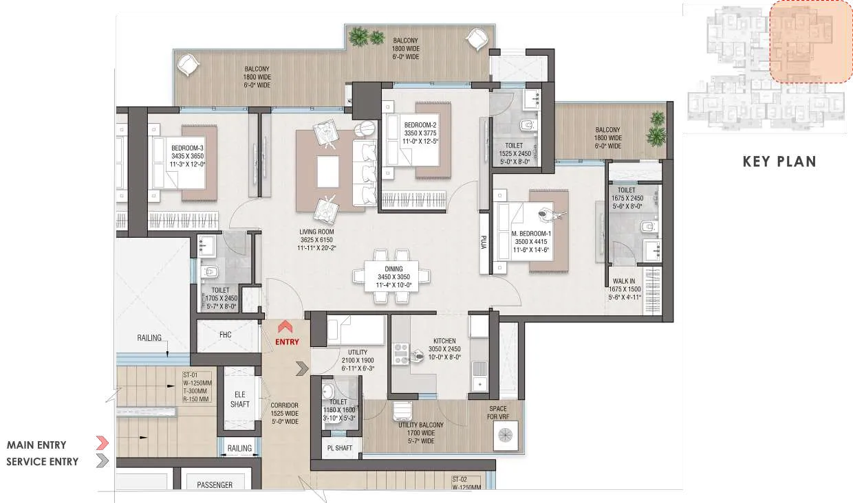 3BHK Apartment