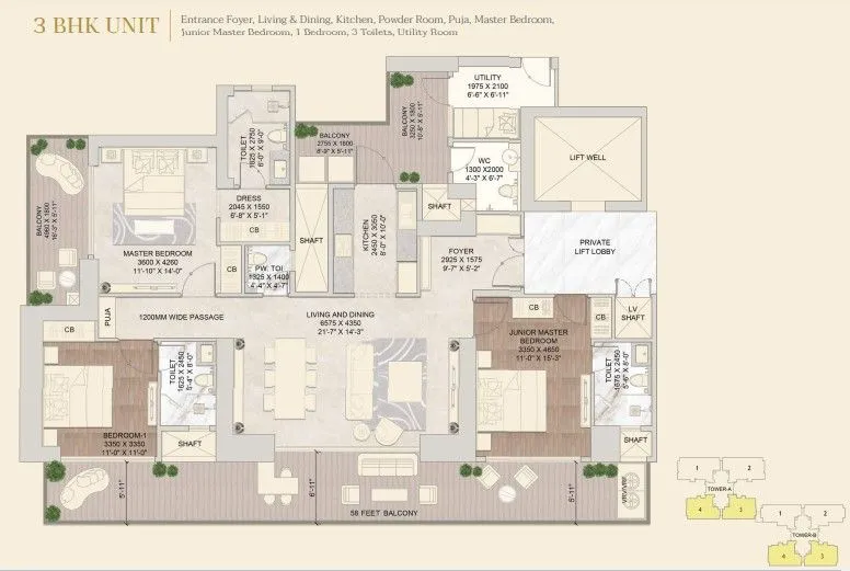 3 BHK Apartment