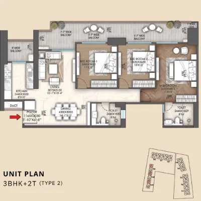 3BHK Apartment