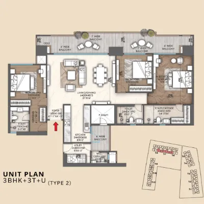 3BHK Apartment