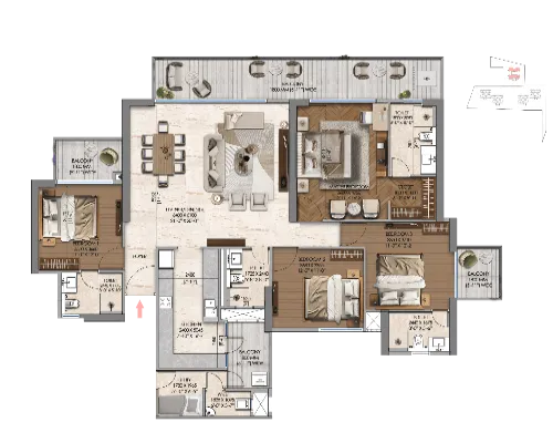 4BHK Apartment