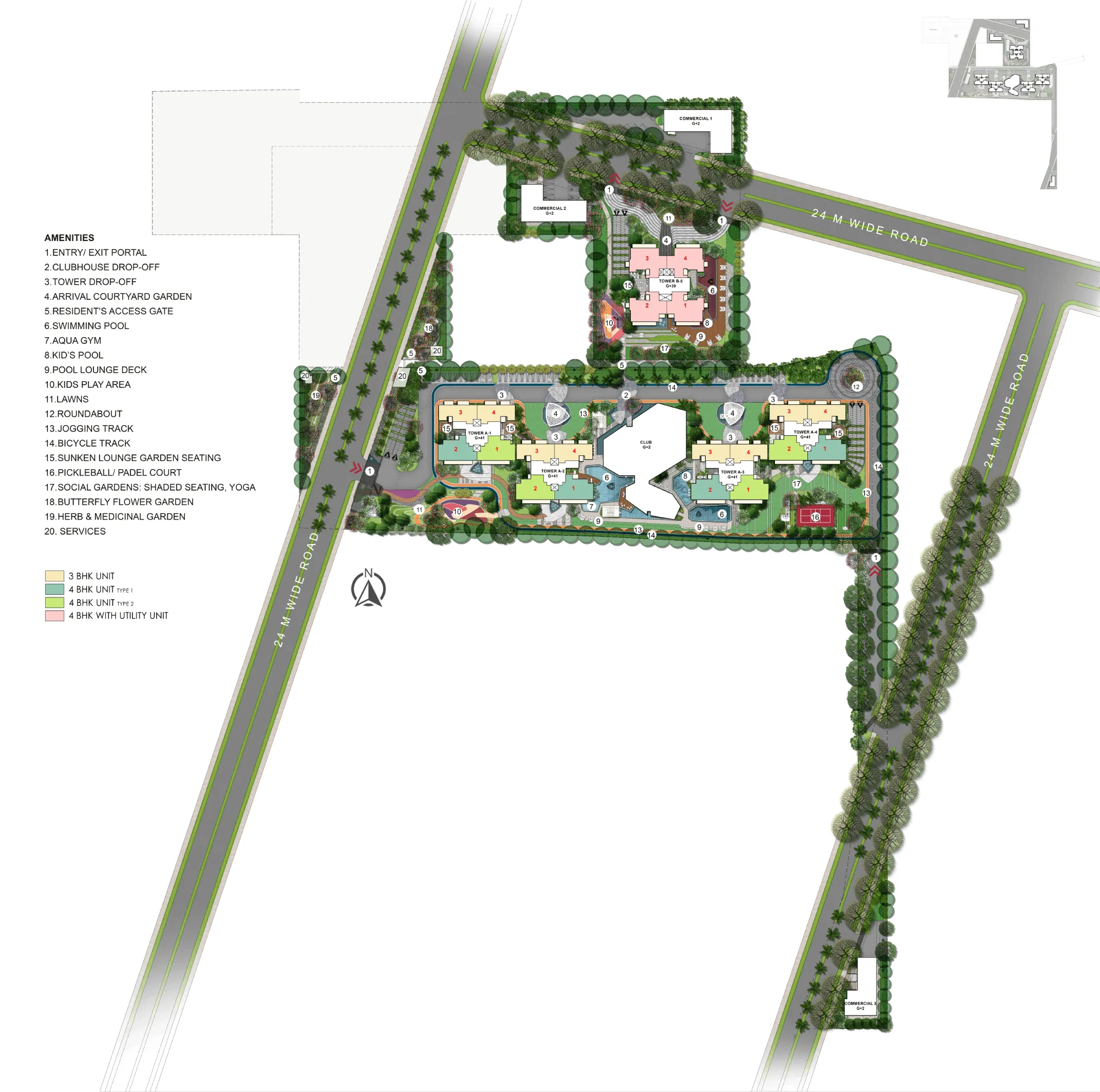 Signature Tonino Lamborghini Residences Site Plan