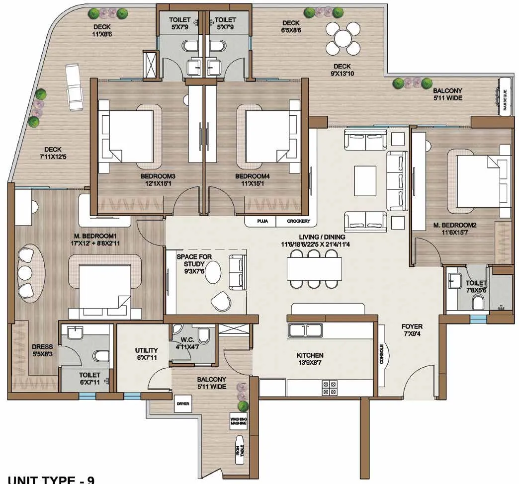 4.5BHK Apartment