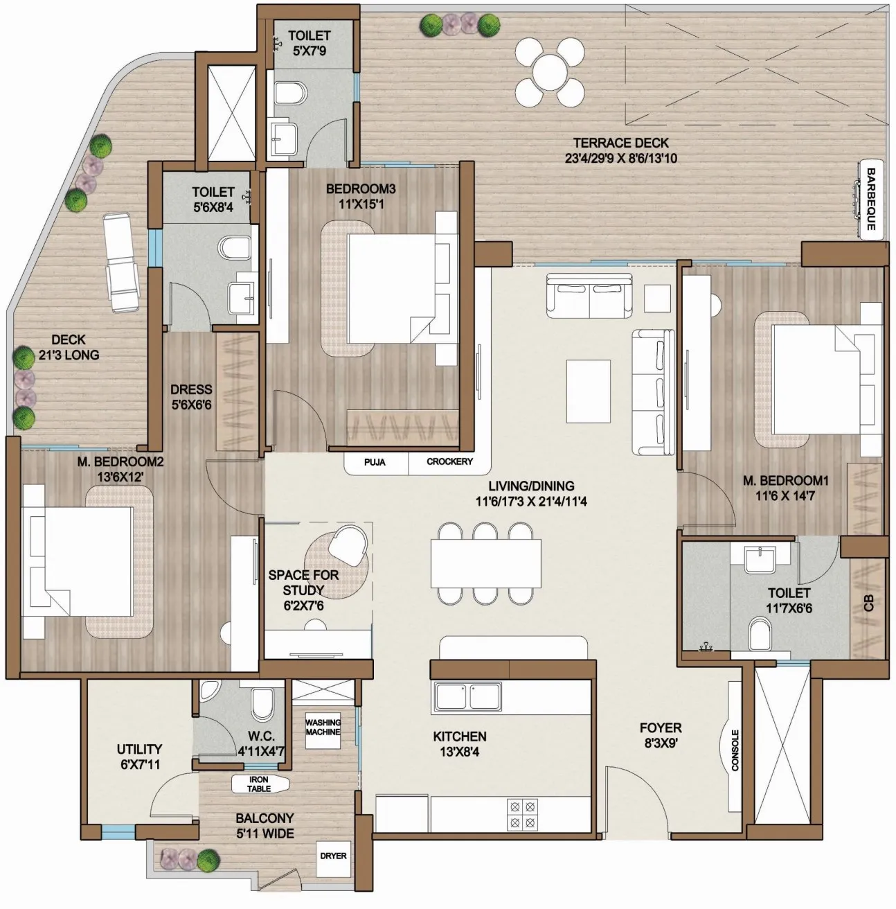 4.5BHK Apartment