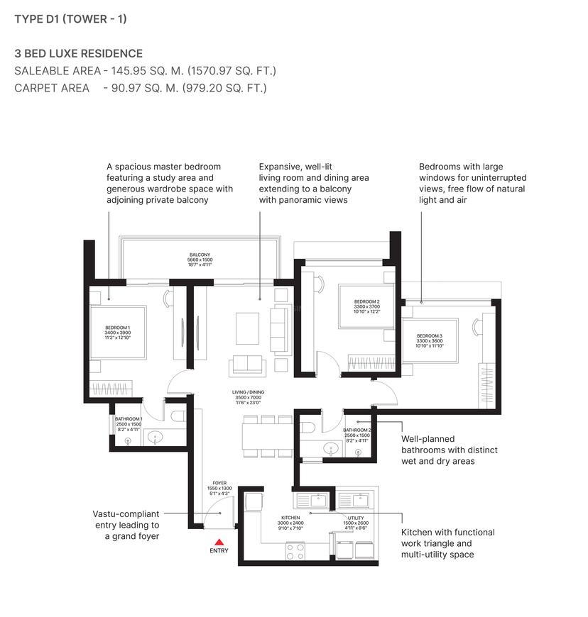 3 BHK Apartment