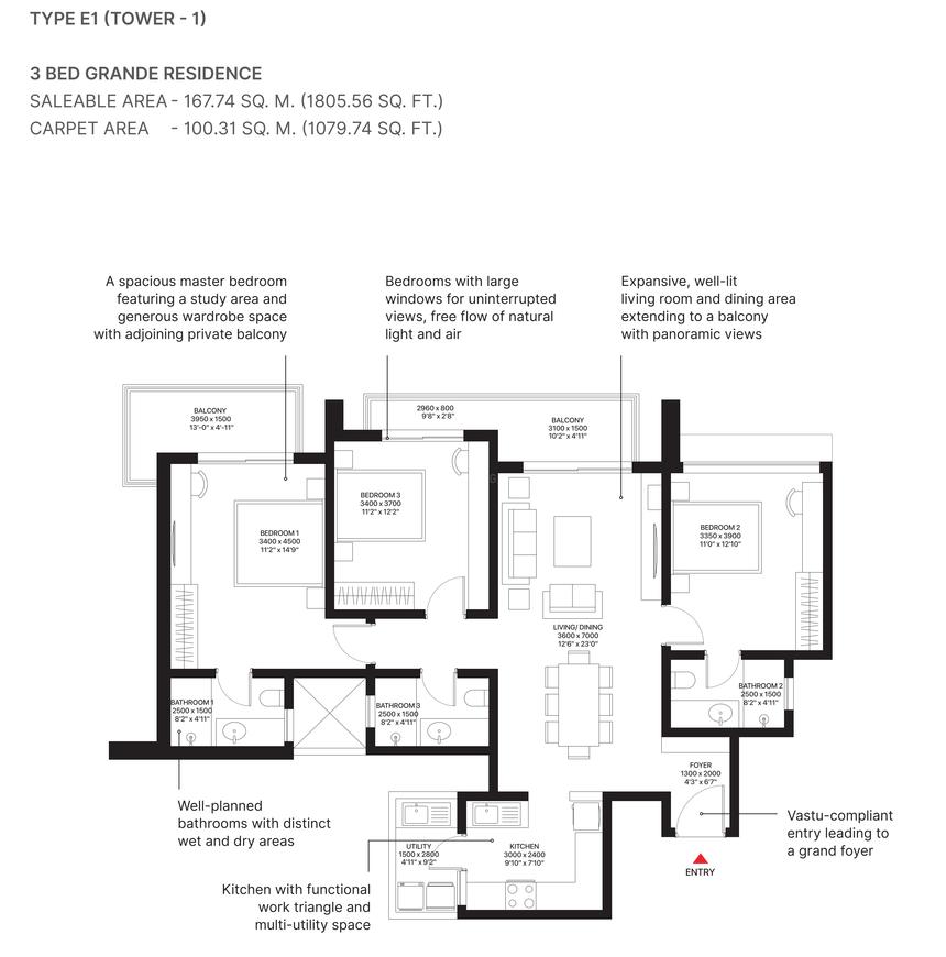3 BHK Apartment