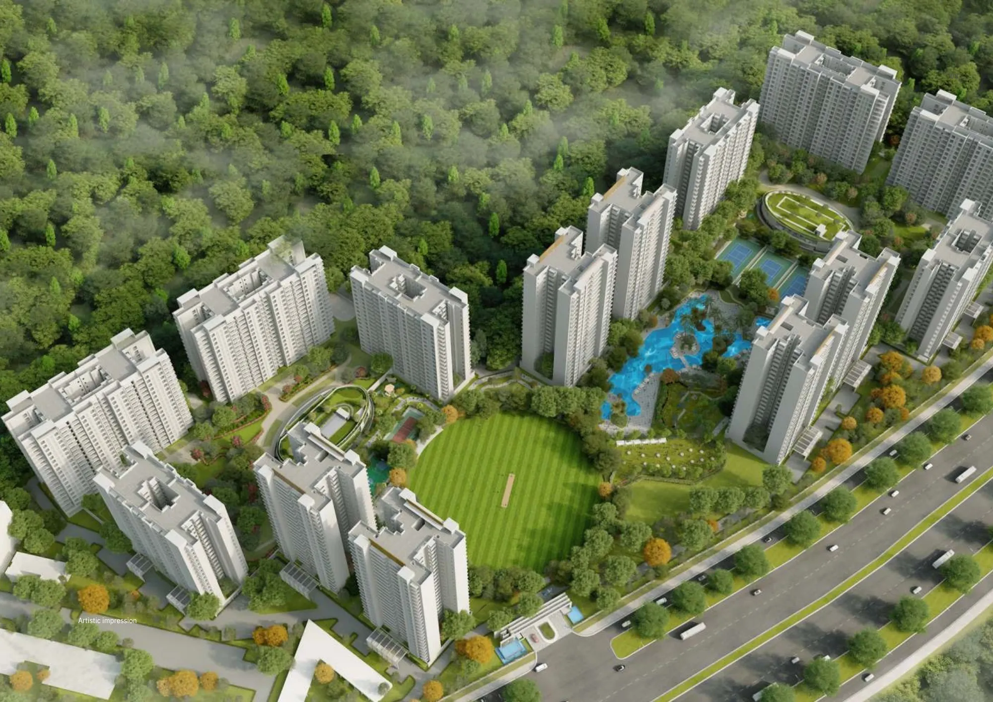 Sobha city flat