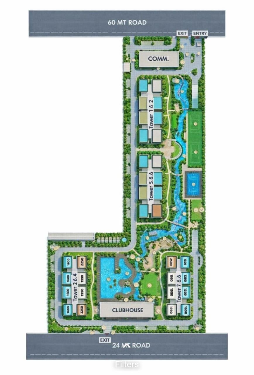 Sobha Rivana Site Plan