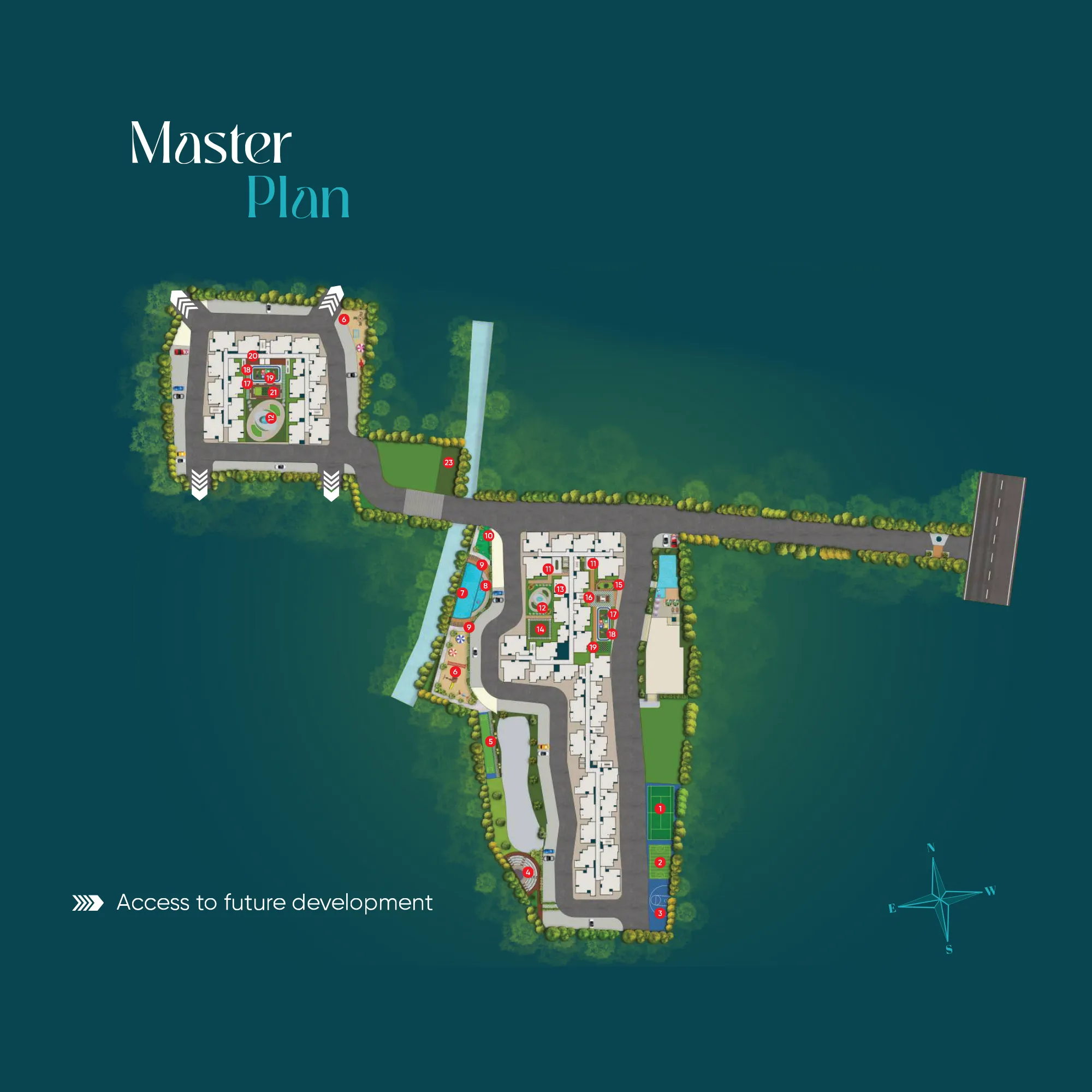 Sowparnika Rhythm of Rain Site Plan