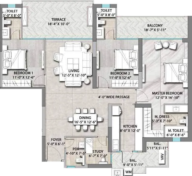 3BHK Apartment