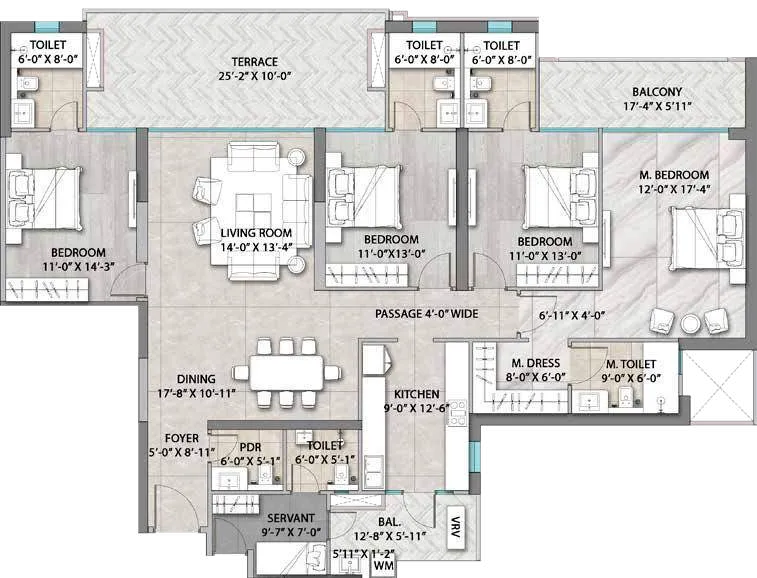 4BHK Apartment