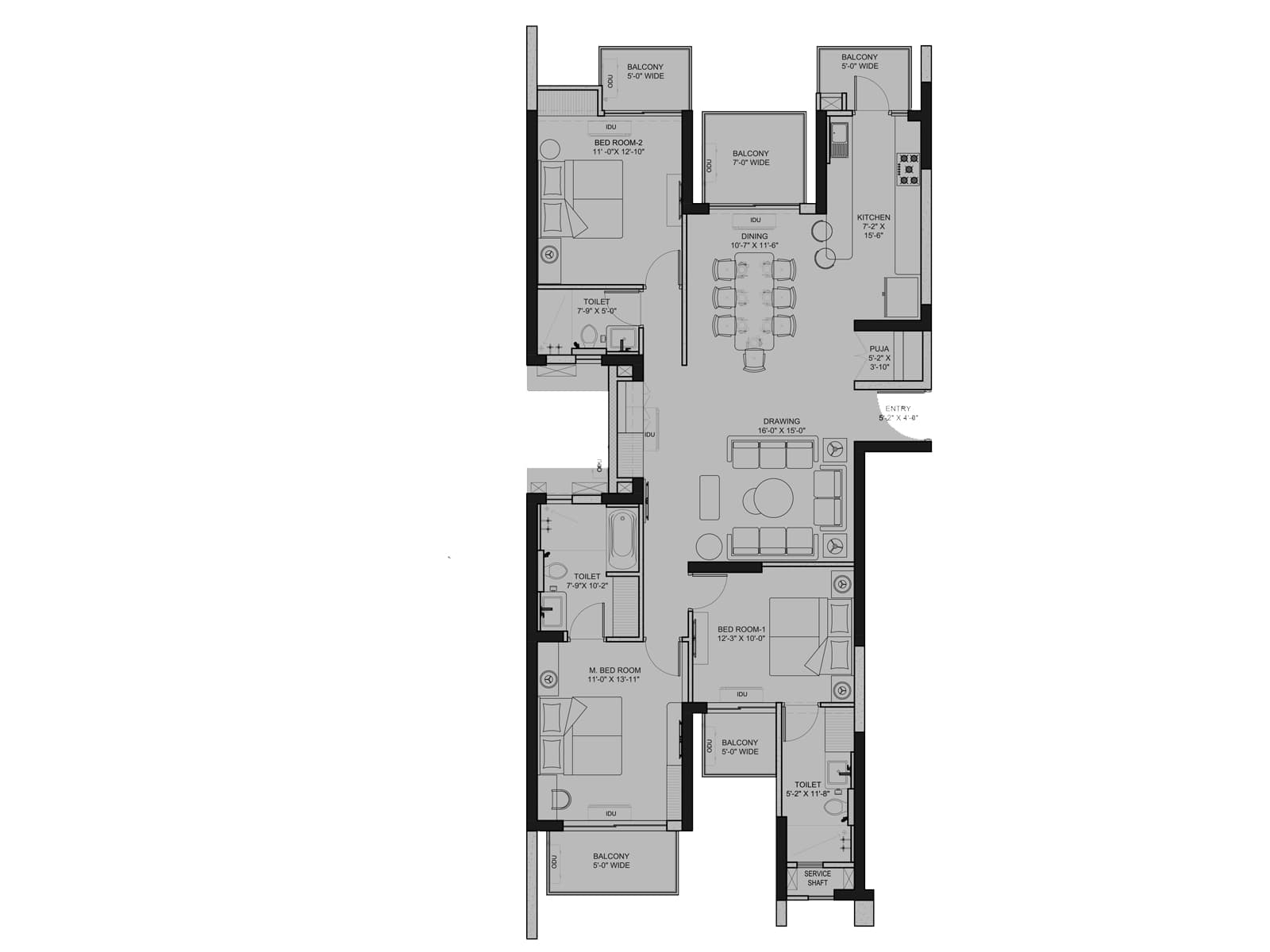 3 BHK Apartment