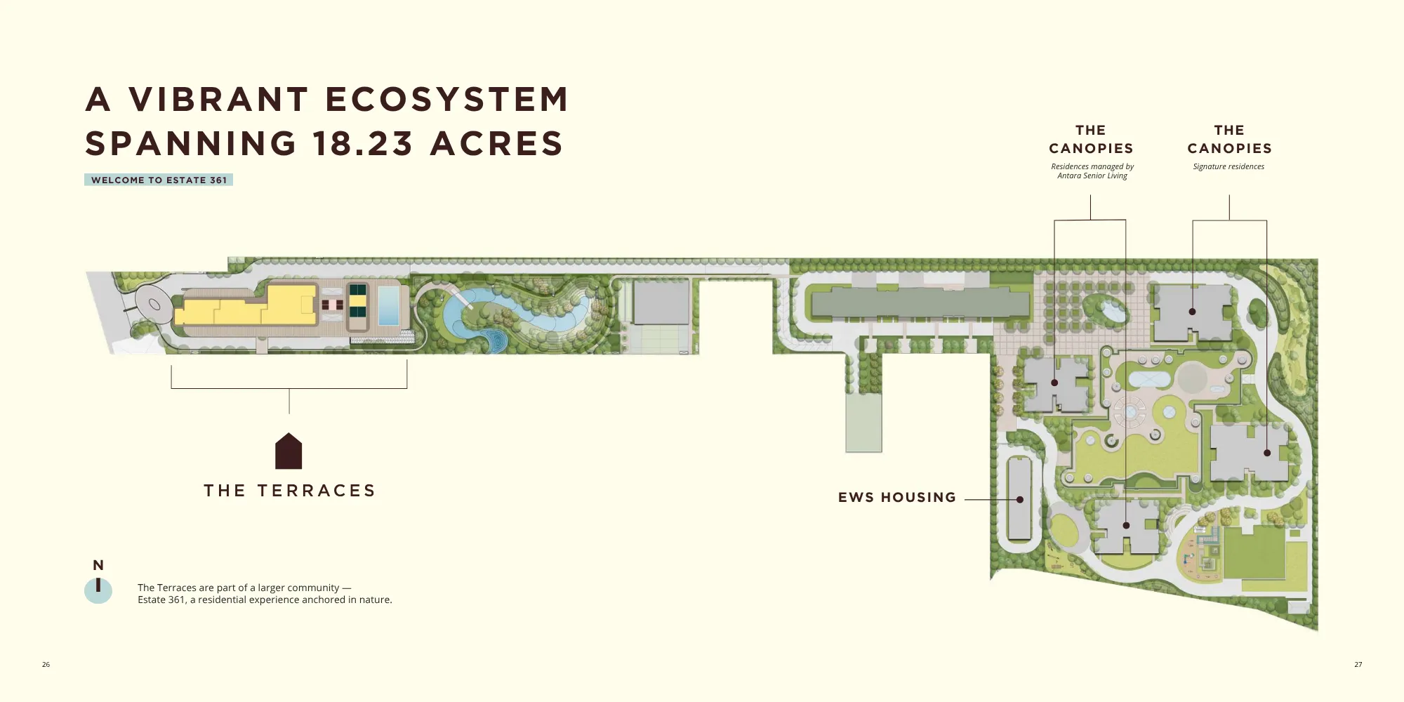 The Terraces at Estate 361 Site Plan