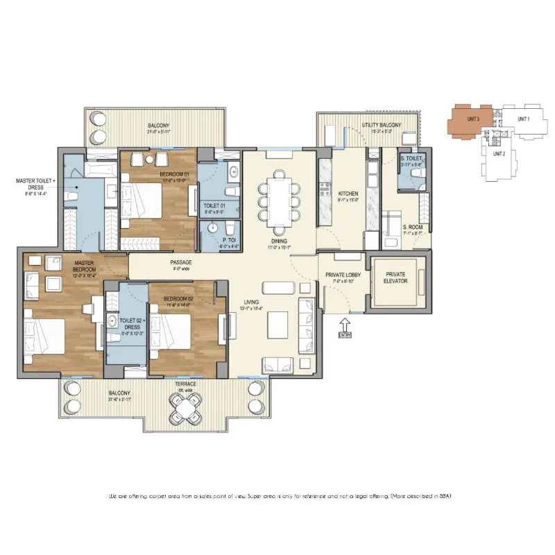 4bhk apartment
