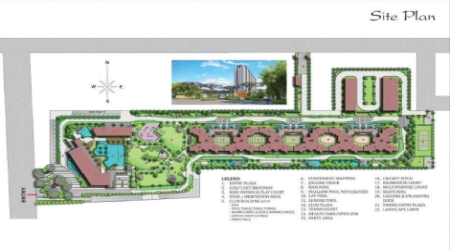 3BHk Tulip Yellow  Site Plan